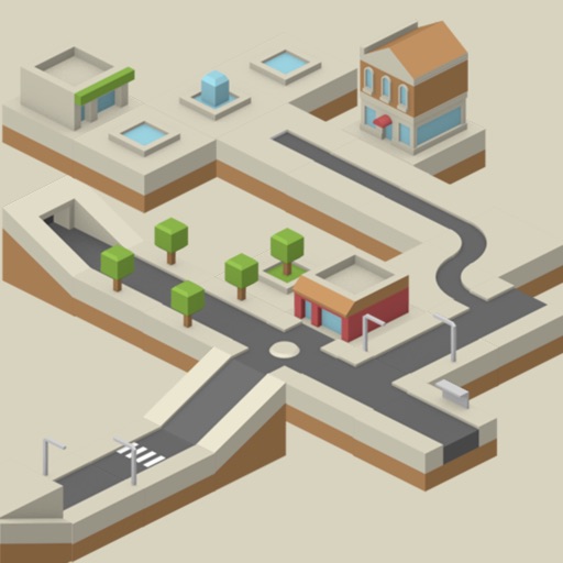 Sky City - Drive Through This Tiny Town iOS App