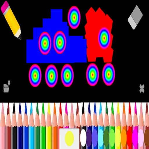 Kid's Shape Paint - Have Fun With Shapes Icon