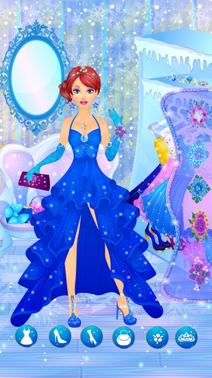 Ice Queen Prom Salon: Makeup & Dress Up Girl Games screenshot-3