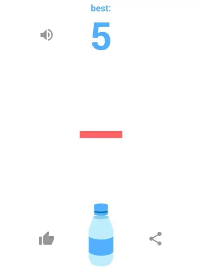 Skærmbillede 1 Bottle Flip - Endless Arcade Challenge iphone