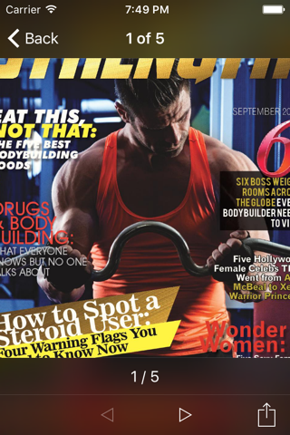 Strength Magazine screenshot 2