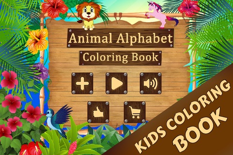 Animal Alphabet Coloring Book screenshot 2