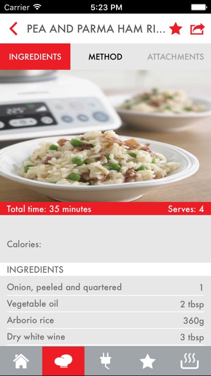 Kenwood International Recipe App