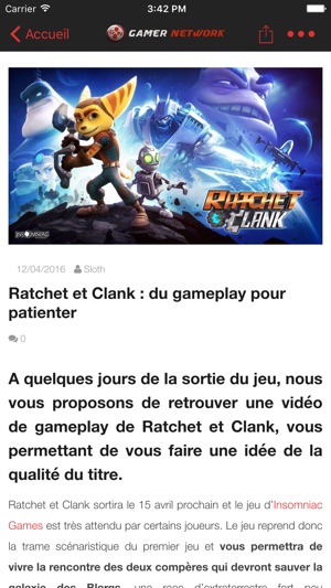 GAMER NETWORK : Tout sur les jeux vidéo(圖2)-速報App