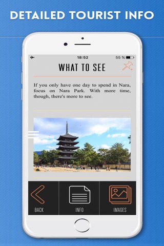 Nara Travel Guide with Offline City Street Map screenshot 3