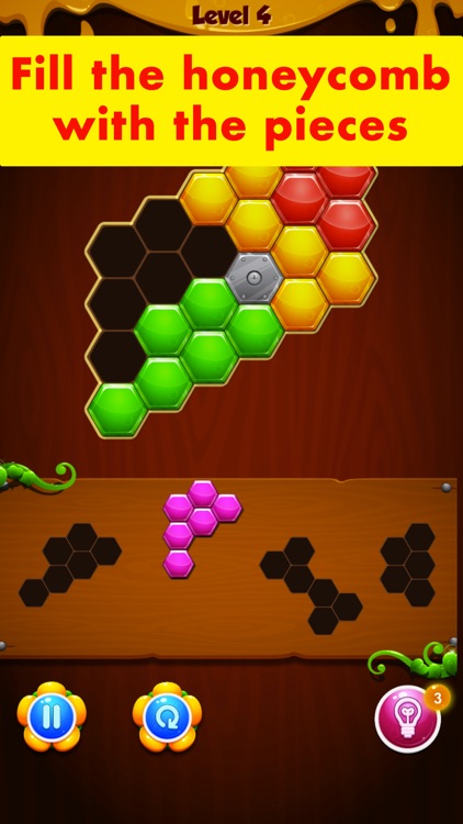 HoneyComb Puzzle - game