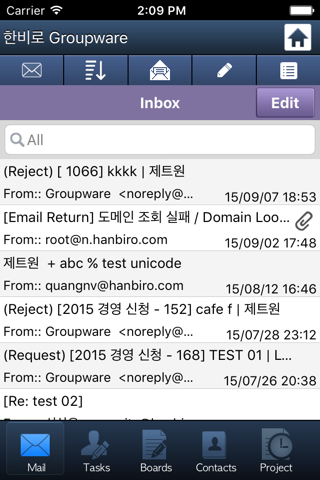 Global Groupware - náhled
