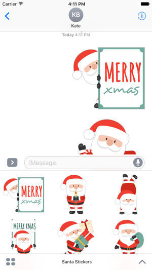 Cute Santa Claus - Adorable Stickers and Emojis(圖3)-速報App