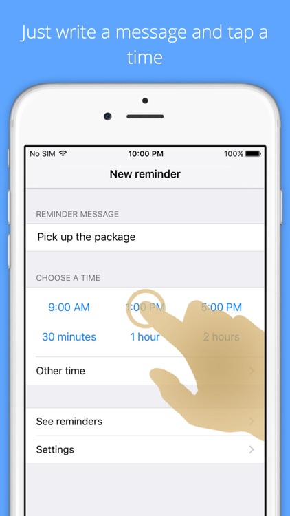 Quick Reminder – Timed reminder in one tap