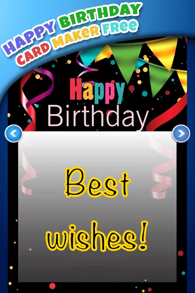 Happy Birthday Card Maker Free–Bday Greeting Cards screenshot 4