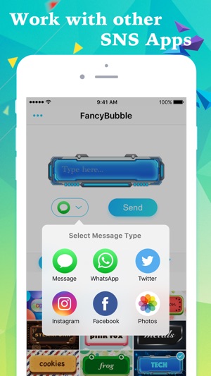 FancyBubble - Text and Emoji Themes for iMessage(圖5)-速報App