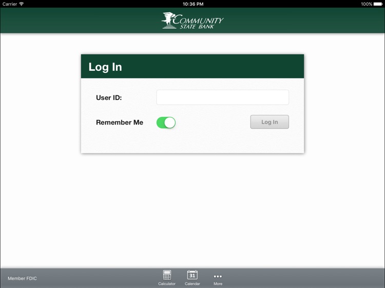 CSB Simple Banking for iPad