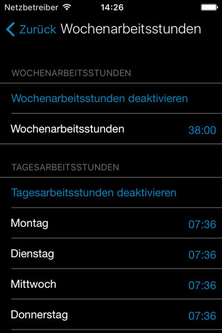 123 Clocking - Automatic time tracking, time sheet and work log screenshot 4