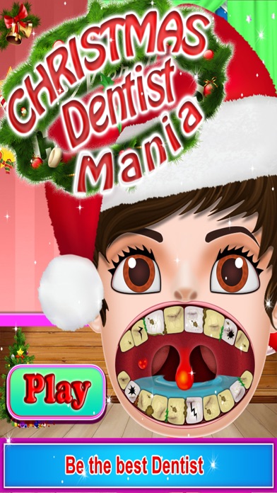 How to cancel & delete Christmas Dentist Mania - Free Kids Doctor game from iphone & ipad 1