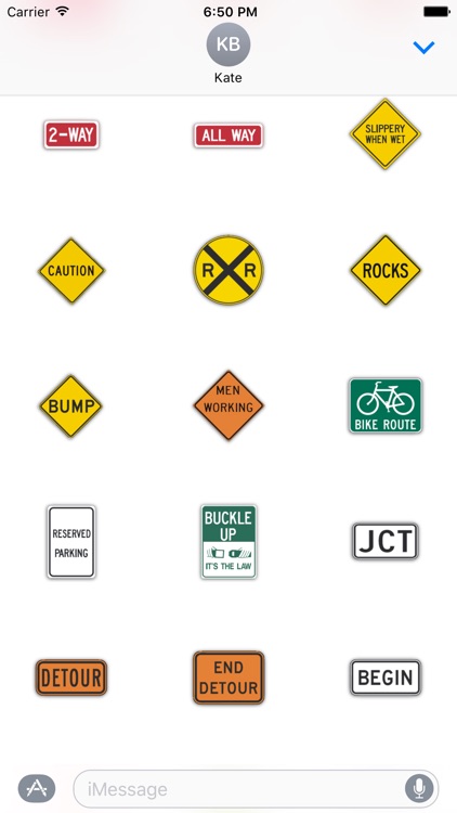 SignMoji: US Road Signs 1