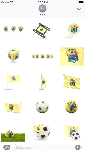 New Jersey Flag Stickers(圖1)-速報App