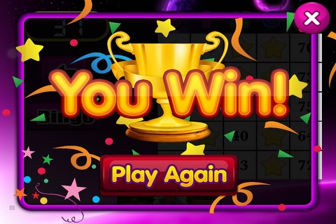 Bingo Outer Space Craze of Fortune  Win Casino Pro screenshot 3