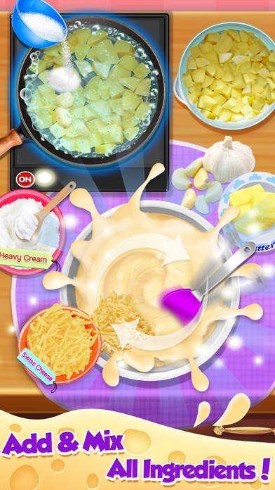 How to cancel & delete Cheesy Potatoes - Trendy Food from iphone & ipad 2