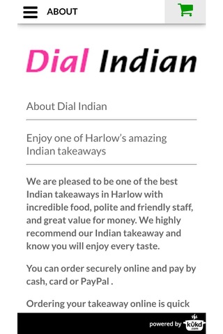 Dial Indian Takeaway screenshot 4