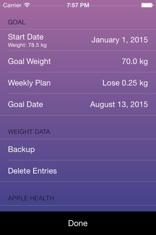 Swift Weight Lite screenshot 2