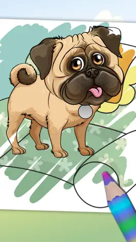 Game screenshot Paint pets in coloring book children hack