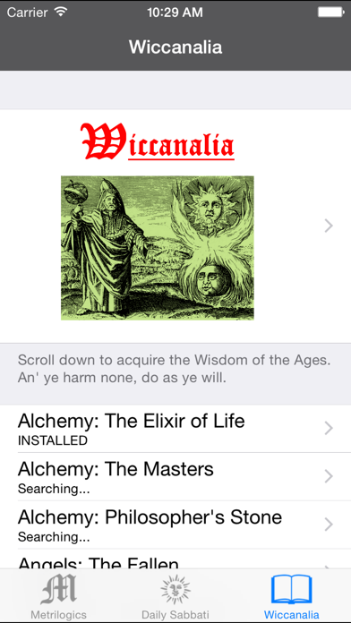 How to cancel & delete iWicca from Metrilogics from iphone & ipad 3