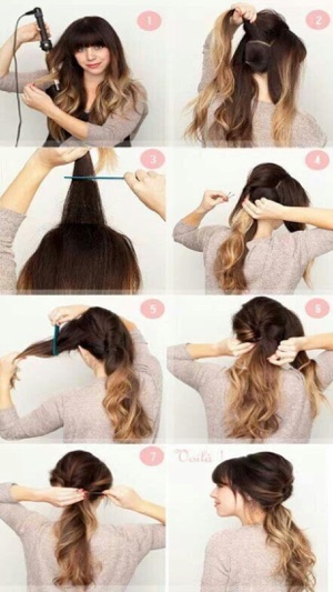 Homemade Hairstyles Step by Step - Great