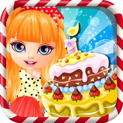 Cake Story - girls beauty dress up kids games icon
