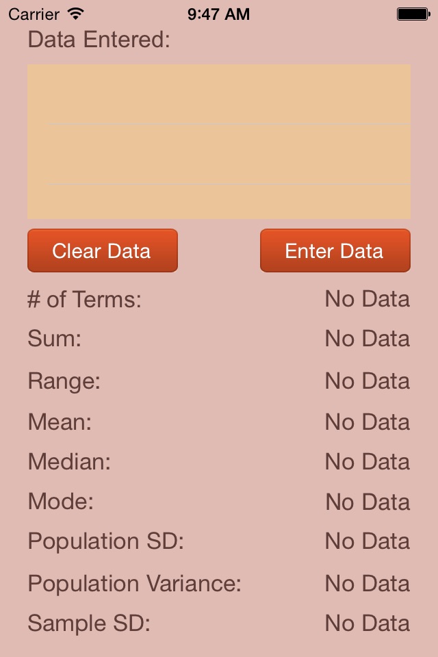 Statistics Calculator screenshot 3