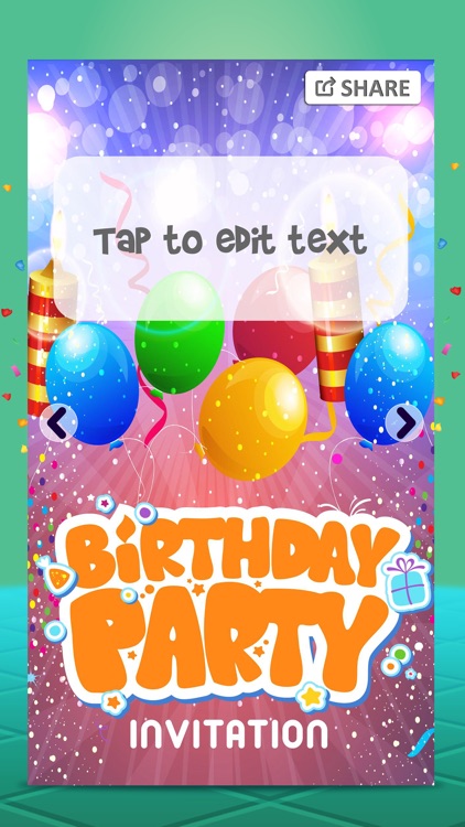 Birthday Party Invitations – e-Card Maker For 1st Birthday, Sweet 16 & 21st Birthday