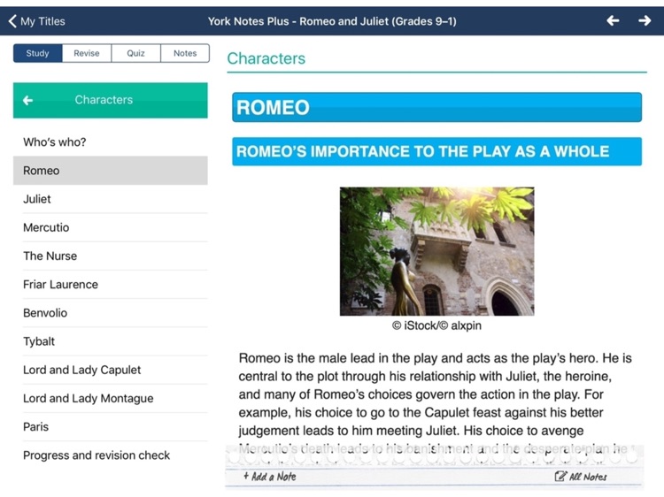 Romeo and Juliet York Notes for GCSE 9-1 for iPad