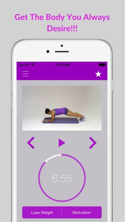 Plank Exercise Challenge and Flat Belly Workout screenshot-4