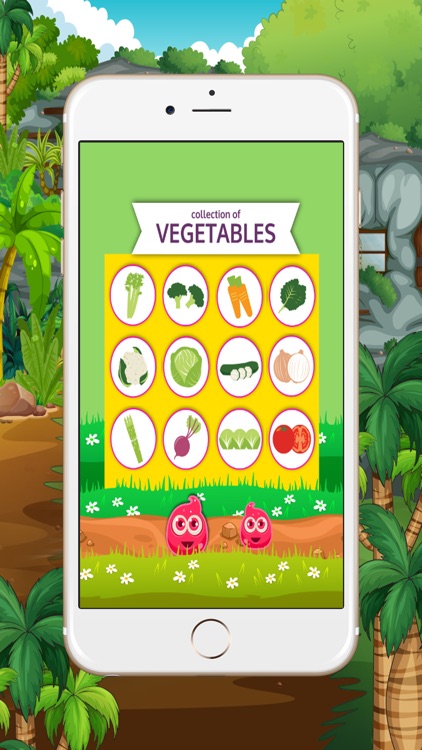 Learn English beginners : vegetables : learning games for kids - free!!