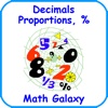 Math Galaxy Decimals, Proportions, %