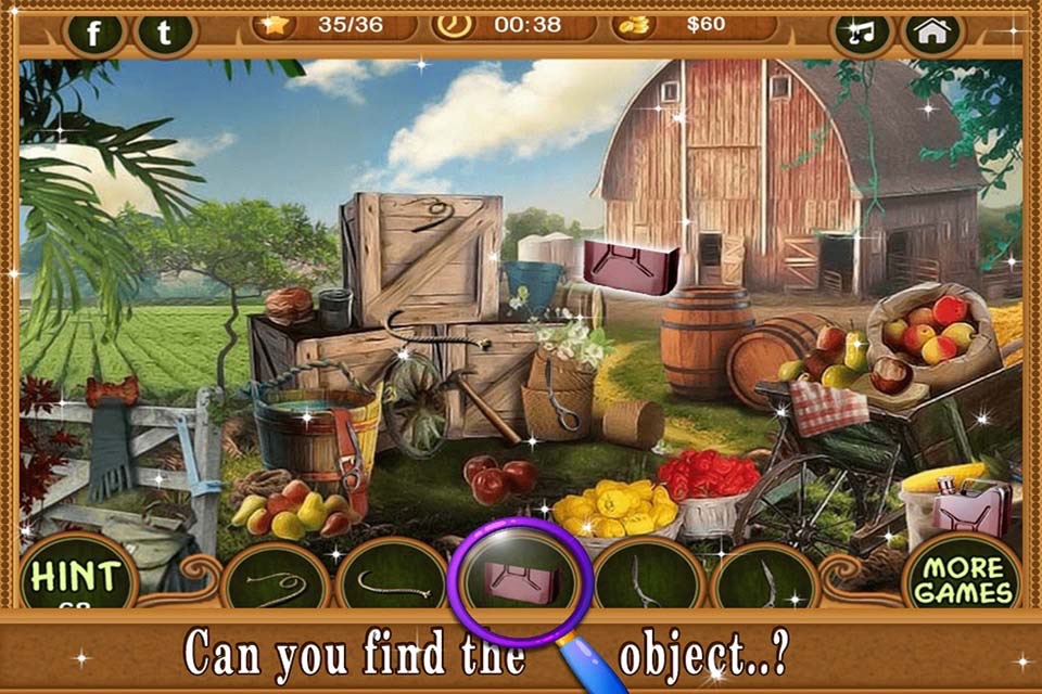 The Cottage Farm  - Hidden Objects game for kids and adults screenshot 3