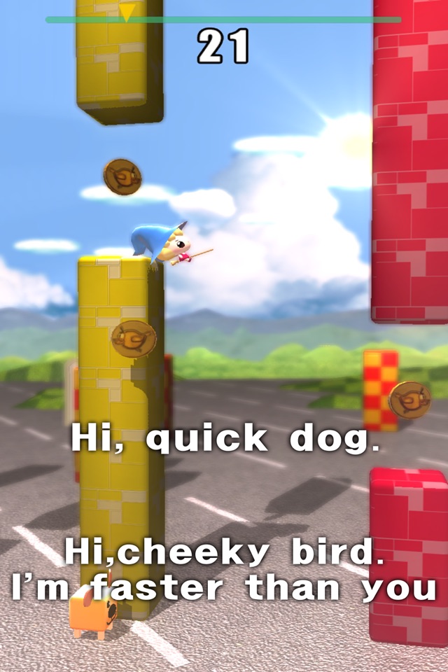 Little Cheeky Bird-Sky Up screenshot 3