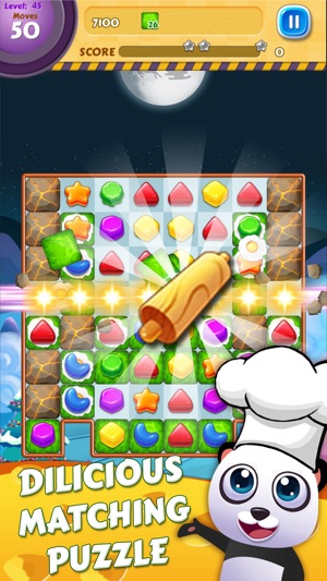 Panda Kitchen Story - Cookie Smash Match 3(圖1)-速報App