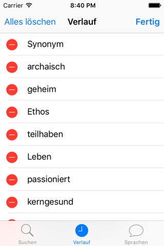 Synonymfinder Deutsch screenshot 3