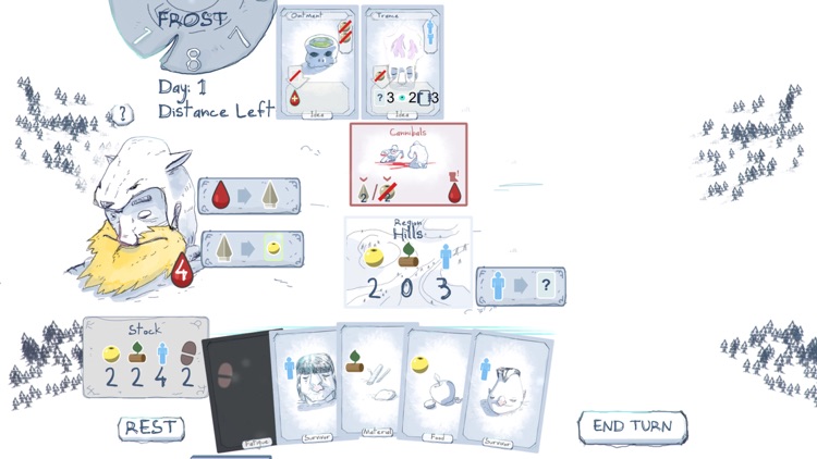 Frost - Survival card game