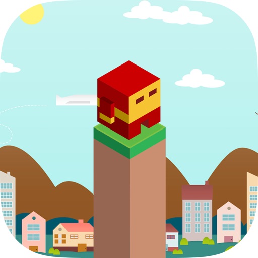 Super Heroes Pillars Jumping iOS App