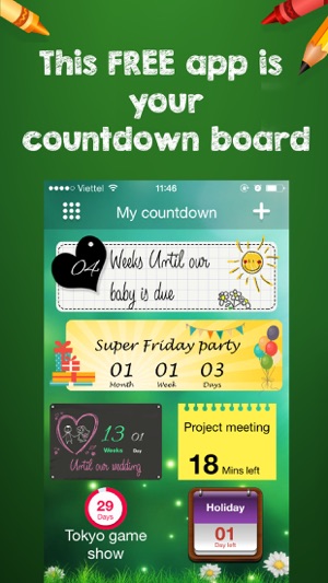 Countdown widget - Fancy styles countdown timer(圖2)-速報App