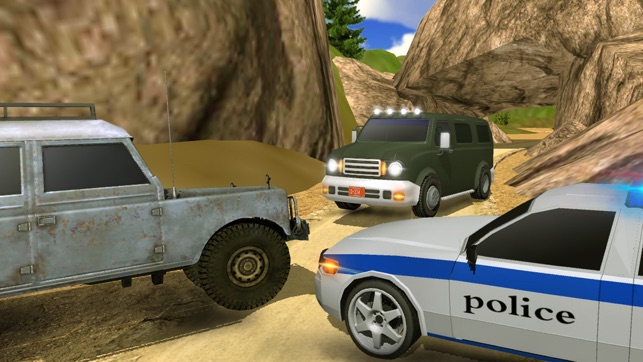 Offroad 4X4 Jeep Police Escape 3D simulator(圖3)-速報App