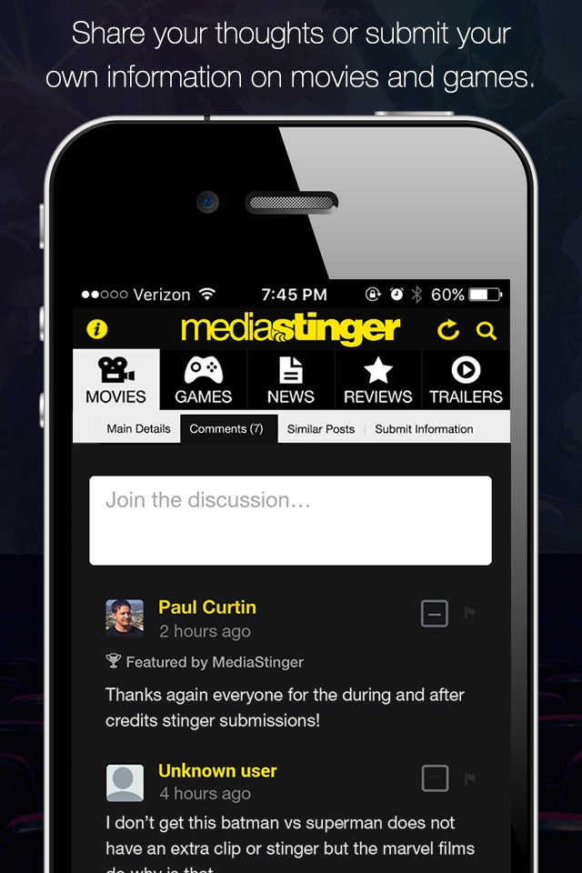 MediaStinger - Movie and Video Game After Credits screenshot 4