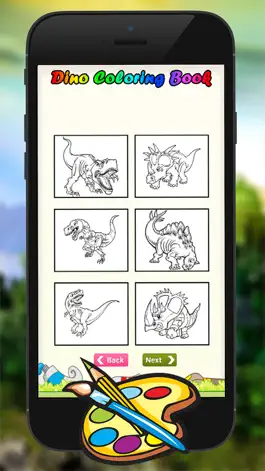 Game screenshot Dino Coloring Book - Dinosaur Drawing for Kid Games apk