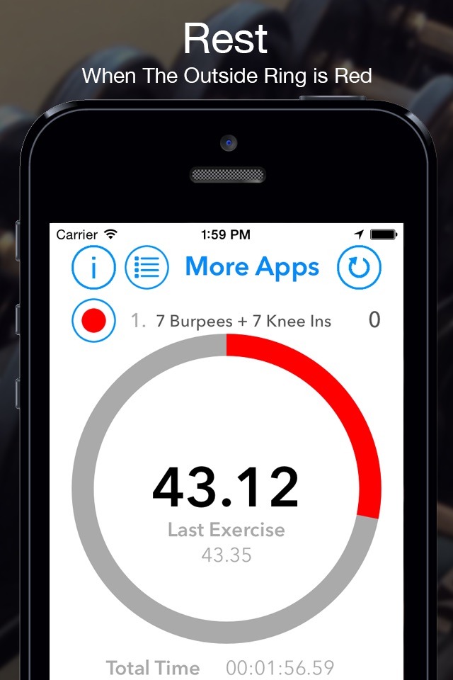 HIIT Timer - Free High Intensity Interval Training Stopwatch for Circuit Training, CrossFit screenshot 2