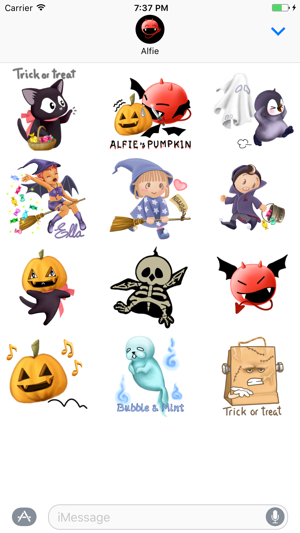 Halloween Stickers Free Samples for Text Messages(圖2)-速報App