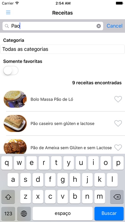 Receitas sem glúten