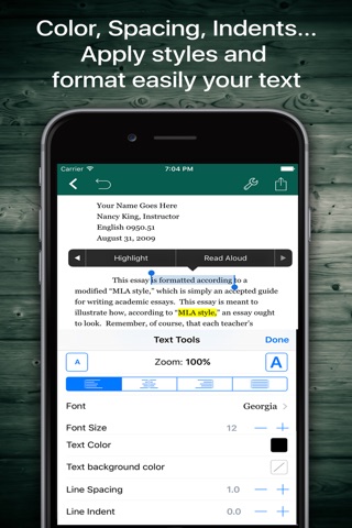 MLA Format and Document Writer screenshot 3