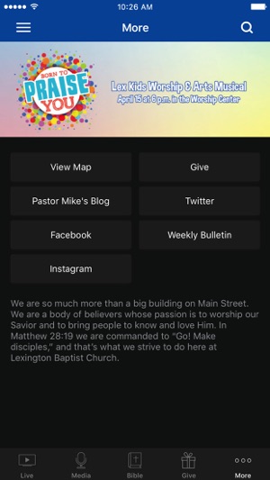 Lexington Baptist Church App(圖3)-速報App