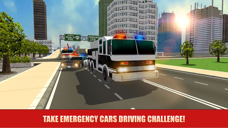 911 Emergency Car Racing Challenge 3D Full